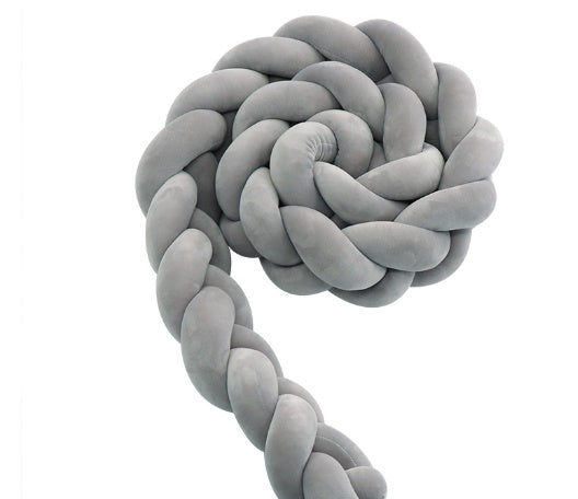 Baby Bumper Bed Braid Knot