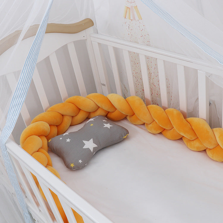 Baby Bumper Bed Braid Knot