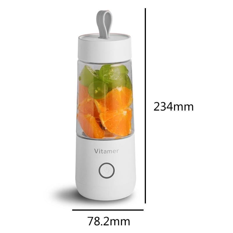Portable Electric Juicer Blender 350ml