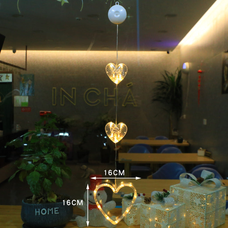 Christmas 3pcs LED Light Star Decoration For Home