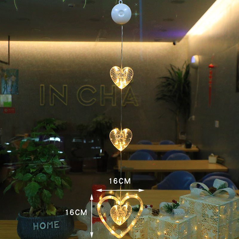 Christmas 3pcs LED Light Star Decoration For Home