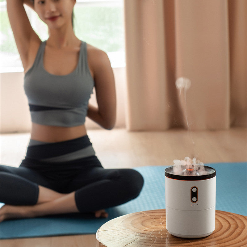 Volcanic Flame Aroma Essential Oil Diffuser Lamp