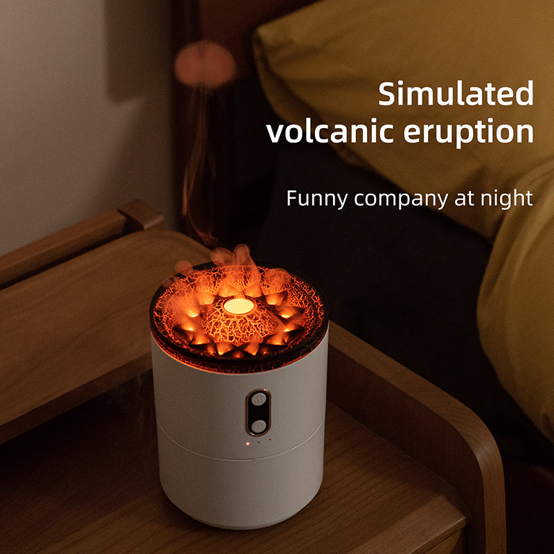 Volcanic Flame Aroma Essential Oil Diffuser Lamp