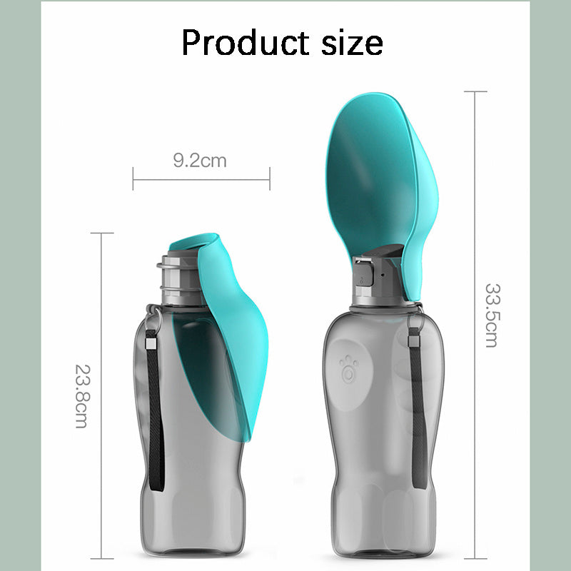 800ml Portable Dogs Water Bottle