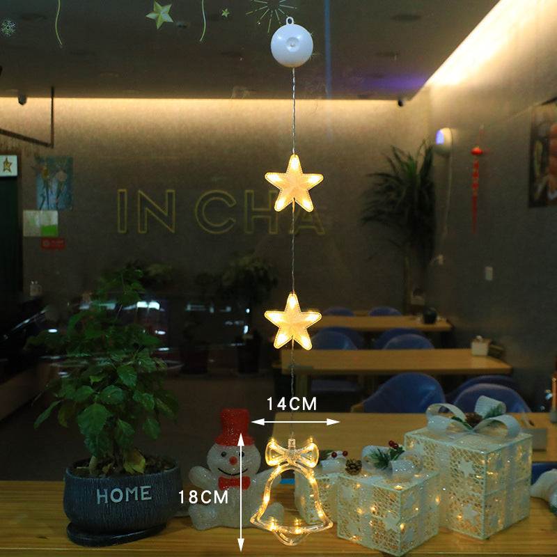 Christmas 3pcs LED Light Star Decoration For Home