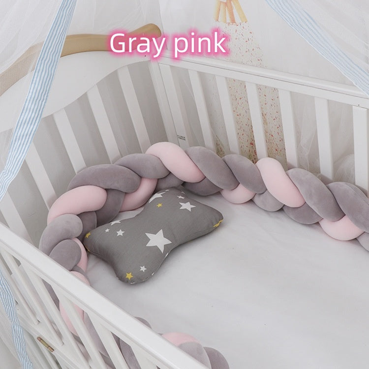 Baby Bumper Bed Braid Knot