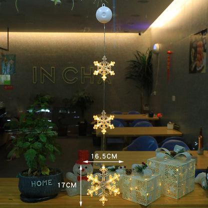 Christmas 3pcs LED Light Star  Decoration For Home