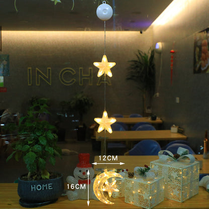 Christmas 3pcs LED Light Star  Decoration For Home