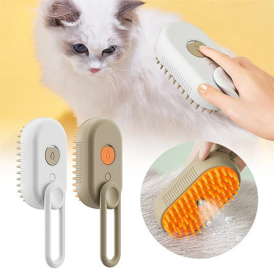 3 In 1 Electric Spray Cat Hair Brushes For Massage