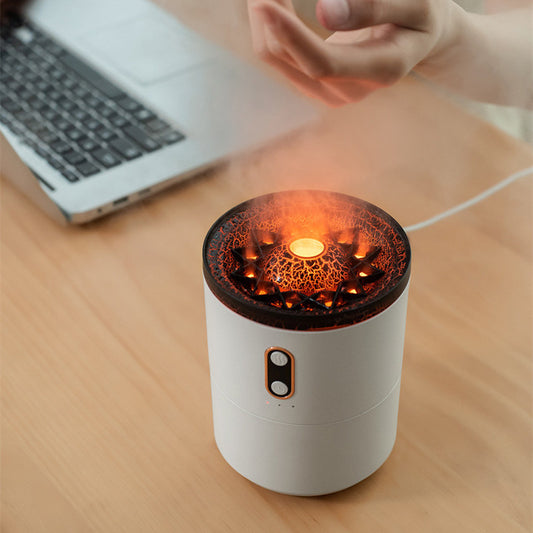 Volcanic Flame Aroma Essential Oil Diffuser Lamp