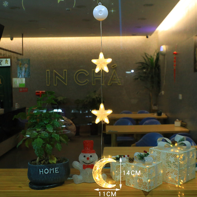 Christmas 3pcs LED Light Star  Decoration For Home